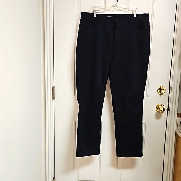 Talbots Flawless High-Waist Straight-Leg Curvy Stretch Denim - Picture 1 of 6